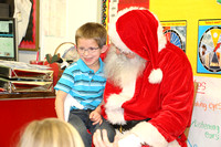 Santa Visits kindergarten, 1st, and 2nd grades- Michelle Bahena