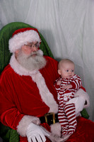 Santa at the Caboose photos by Brooke and Ellie